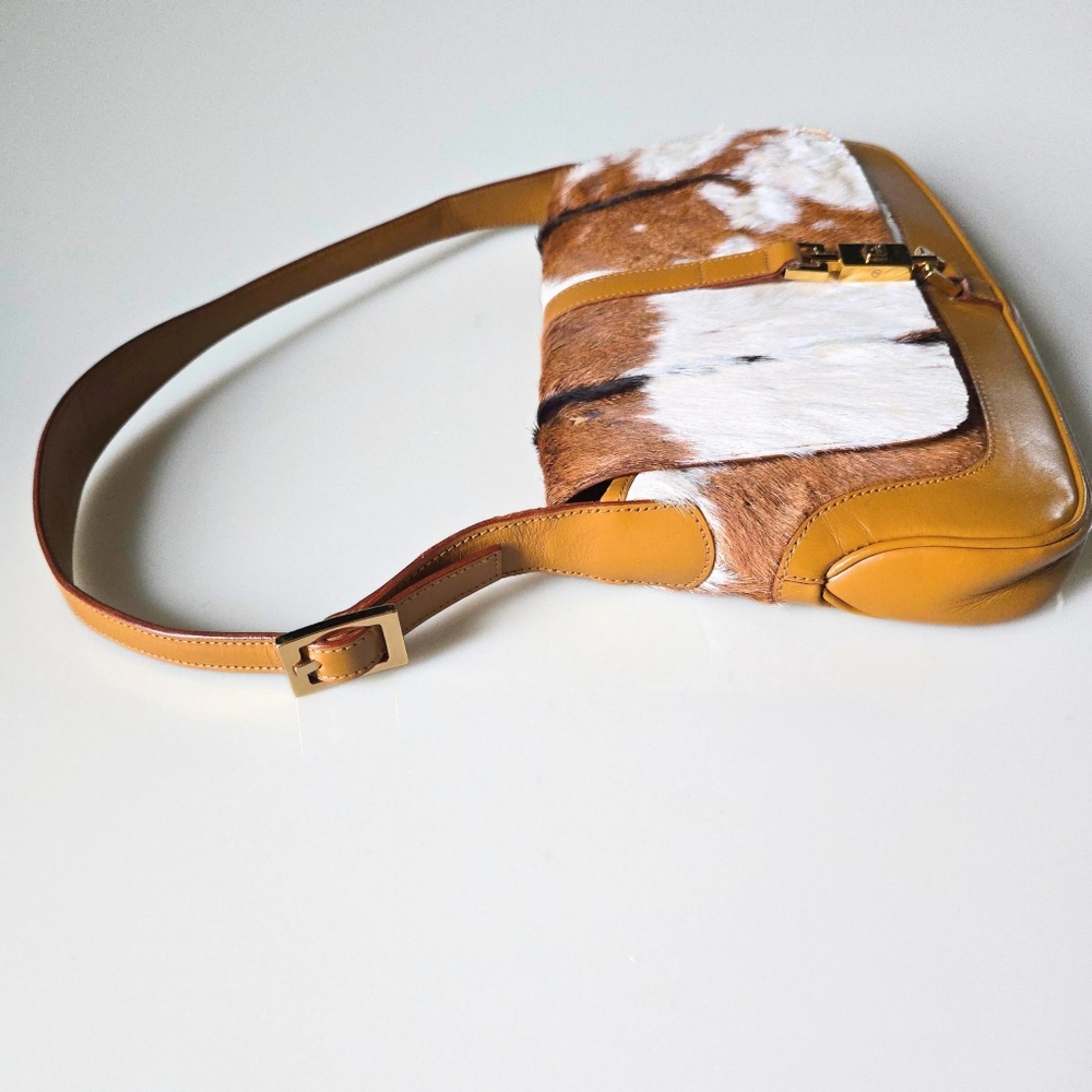 Gucci Jackie Cow Print Small Flap - Picture 5 of 16